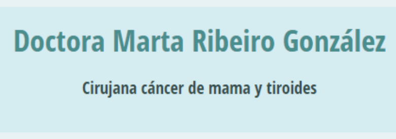 Doctora Marta Ribeiro Cirujano Oncólogo Málaga